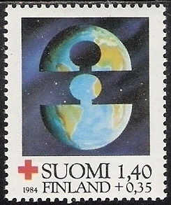 1984 Punainen Risti 1,40 + 0,35 mk ** LaPe 944