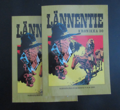 Lännentie 7 ja 8 / 1980 näköispainos. Yksi kpl. myydään.