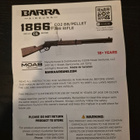 ASG Barra 1866 CO2 ilmakivääri & ASG Schofield revolveri - pikkukuva 4