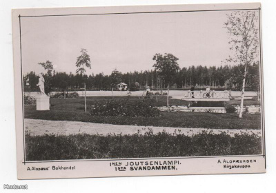 HÄMEENLINNA: Joutsenlampi (A.Alopaeuksen kirjakauppa)