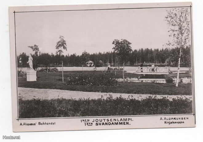 HÄMEENLINNA: Joutsenlampi (A.Alopaeuksen kirjakauppa)