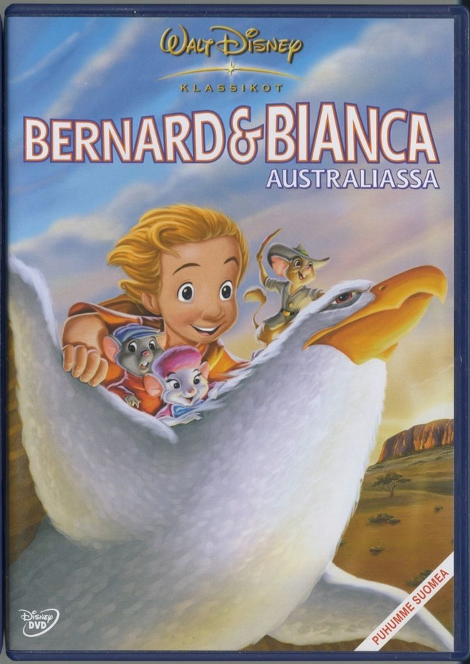 Disney:  BERNARD & BIANCA AUSTRALIASSA – Suomi-DVD 1990/200?