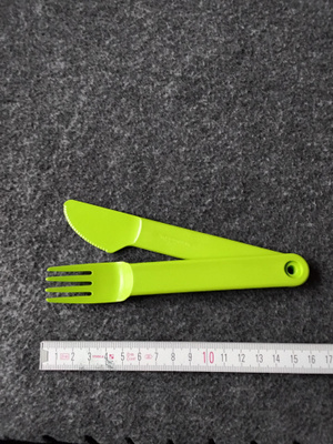 Tupperware varaosa haarukka ja veitsi aterimet vihreä