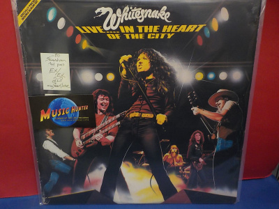 WHITESNAKE - LIVE IN THE HEART OF THE CITY EX/EX 2LP