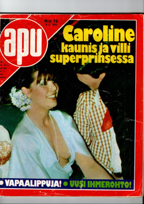 Apu n:o 19 1975 Caroline. Eija. Leksa. Kristiina. Leila & Se