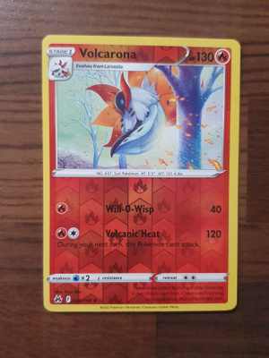 Pokemon Volcarona 025/159 Reverse holo rare