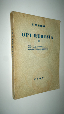 Y. M. Biese : Opi ruotsia 2, Sanasto, harjoituksia, aakko...