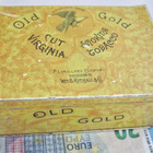 VANHA Piippu Tupakka Rasia Lorillard Old Gold Cut Virginia - pikkukuva 1