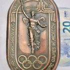 VANHA Taulu Plaketti CCCP Armenia Olympia 1980 Moskova - pikkukuva 1