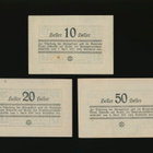 Itävalta Notgeld 10, 20, 50 Heller, Maria Schmolln - pikkukuva 2
