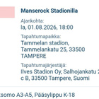 Manserock Stadionilla -konsertti, 2 lippua - pikkukuva 3