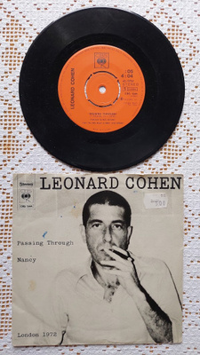 7" Leonard Cohen: Passing Through / Nancy