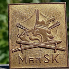 Kullanvärinen merkki. Valmistajan leimalla. Mitat - 44*38 mm - pikkukuva 5