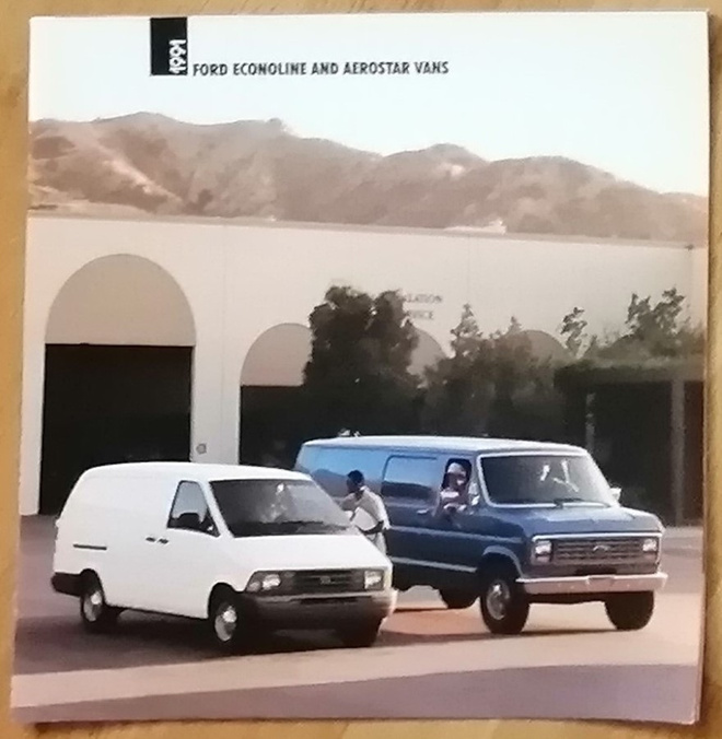 1991 Ford Econoline / Aerostar  brochure - ISO - 12 sivua