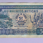 Mosambik 500 Meticais v.1986 P-131 - pikkukuva 1