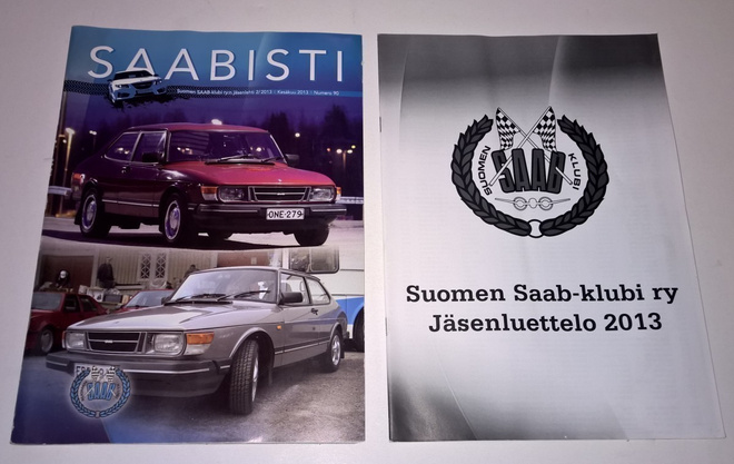 SAABISTI LEHTI 2 / 2013 + JÄSENLUETTELO 2013