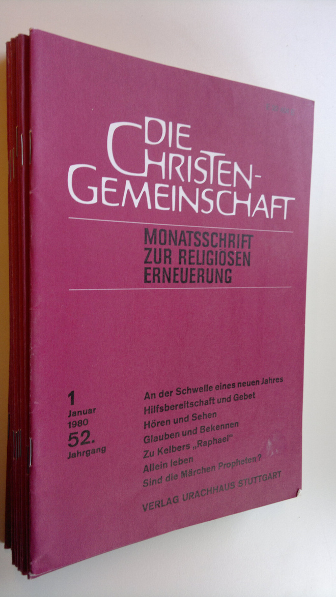 Die Christen-Gemeinschaft 1980 : Monatsschrift zur religi...