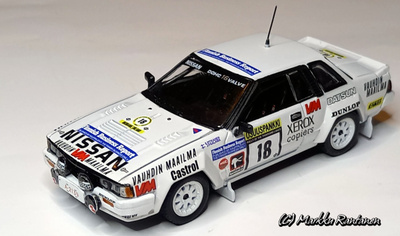 Erkki Pitkänen Nissan 240 RS Jyväskylä 1983 dekaalit