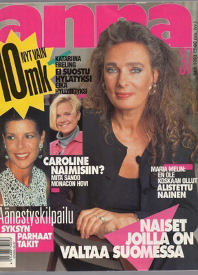 Anna n:o 37 1993 Maria Melin. Lulu Tanhuanpää. Jaana Väätäin