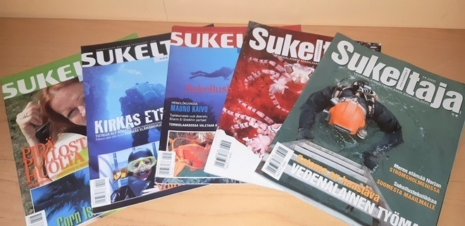 Sukeltaja/Sukeltajan maailma lehti (valikoima)