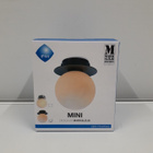 Kattovalaisin Mini, 1lmp (black-opal, bath, MarkSlöjd, uusi) - pikkukuva 1
