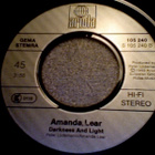 AMANDA LEAR :: LOVE YOUR BODY/DARKNESS AND LIGHT::VINYYLI 7" - pikkukuva 3
