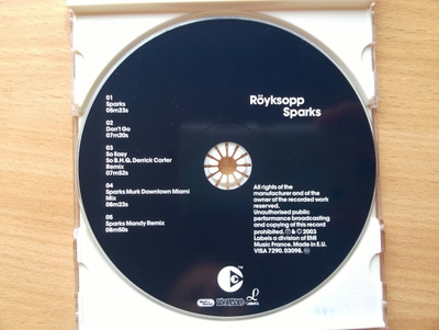 Röyksopp - Sparks CDS