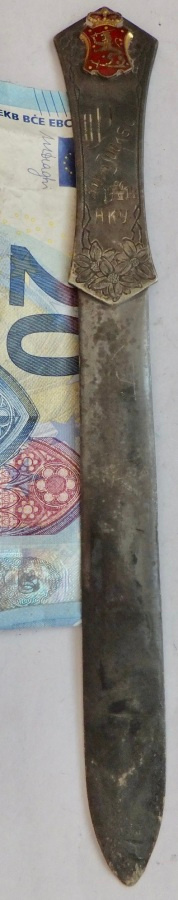VANHA Paperiveitsi Suuriruhtinaskunnan Vaakunalla KOMEA