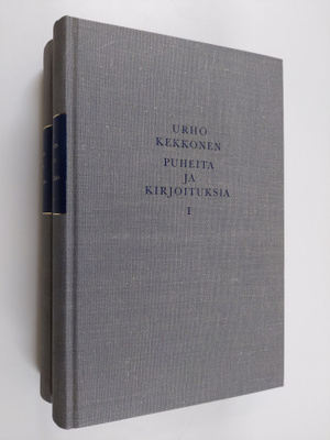 Urho Kekkonen : Puheita ja kirjoituksia 1-2