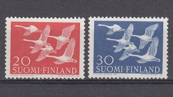 1956 Lape 464 - 465  Pohjolan päivä **