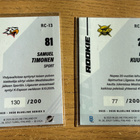Kuusla ja Timonen sport saipa rookie /200 Blueline - pikkukuva 2