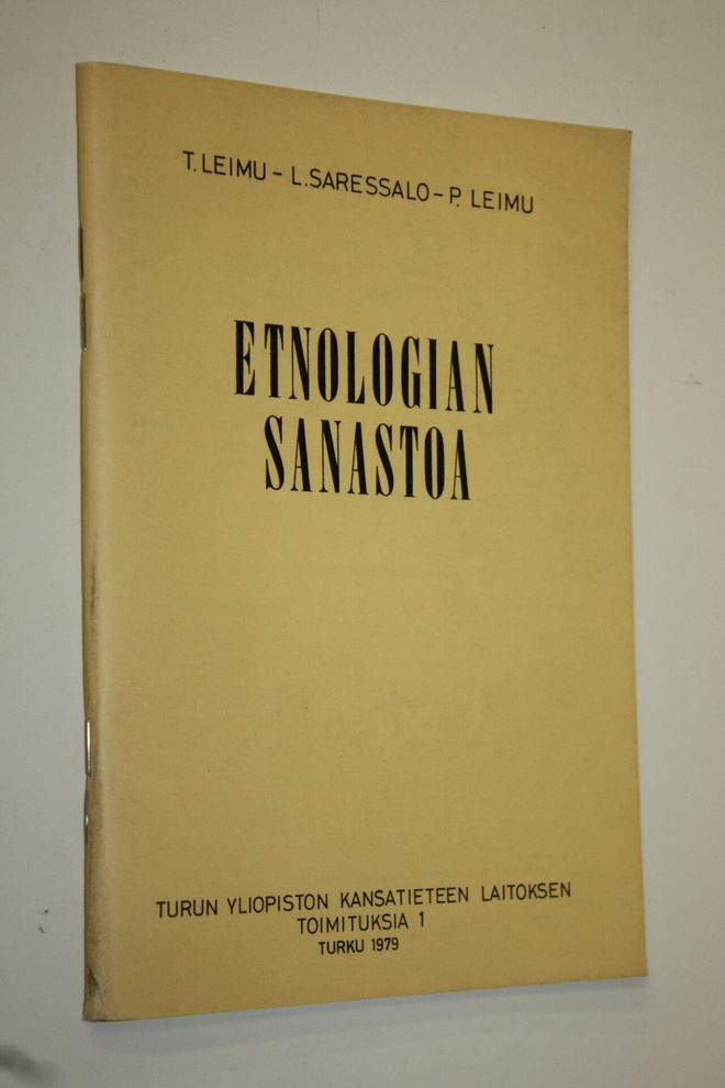 Tuula Leimu : Etnologian sanastoa