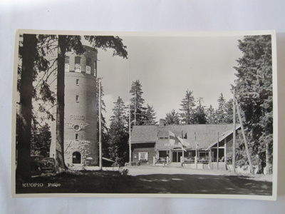 VANHA Postikortti Kuopio 1950-luku Alkup.Mallikappale