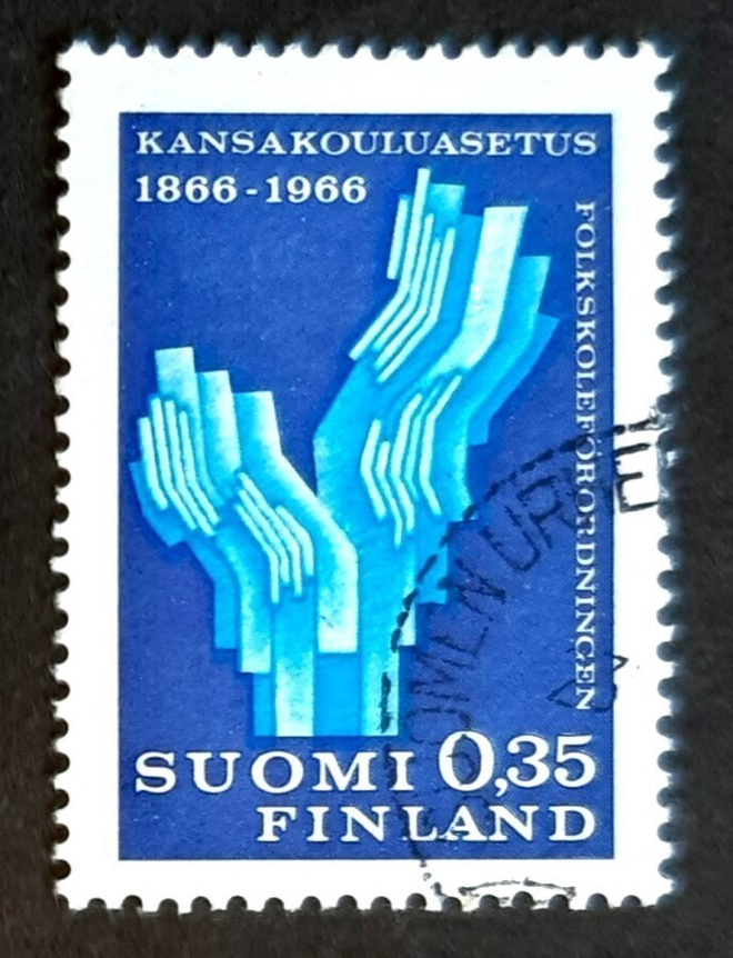 1966   Kansakouluasetus 100 v.  o