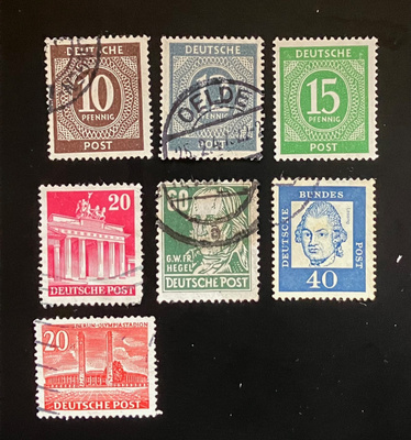 Loppuunmyynti - Saksa Deutsche Post (9 kpl)