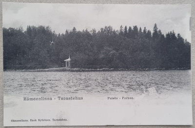 Hämeenlinna Puisto postikortti+negatiivi