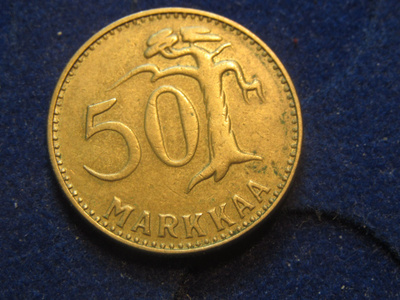 50 markkaa 1954