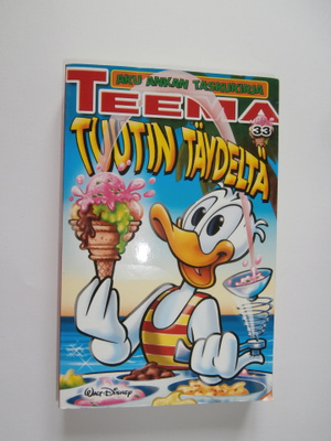 AKU ANKAN TASKUKIRJA TASKARIN TEEMANUMERO 33 TUUTIN TÄYDELTÄ
