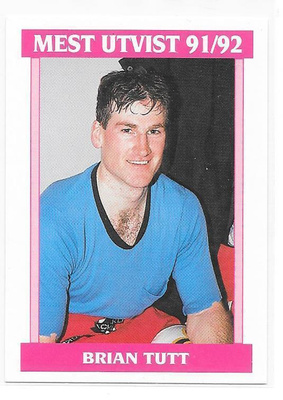 1992-93 Nor Elitserien #190 Brian Tutt Furuset ex- Ilves