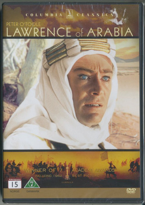 ARABIAN LAWRENCE - UUSI! - Suomi-DVD 1962/2012 - David Lean