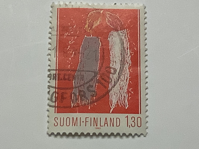 934 / 1983 Joulu - Kynttilät o leimattu