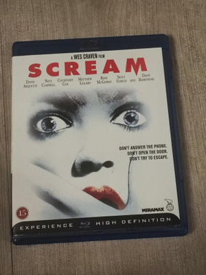 Scream BLU-RAY Wes Craven