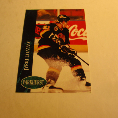 parkhurst lätkäkortti canucks jyrki lumme