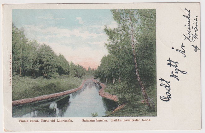 Saimaan kanava: Paikka Lauritsalan luona