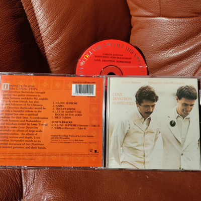 SANTANA/MCLAUGHLIN-love devotion surrender CD.