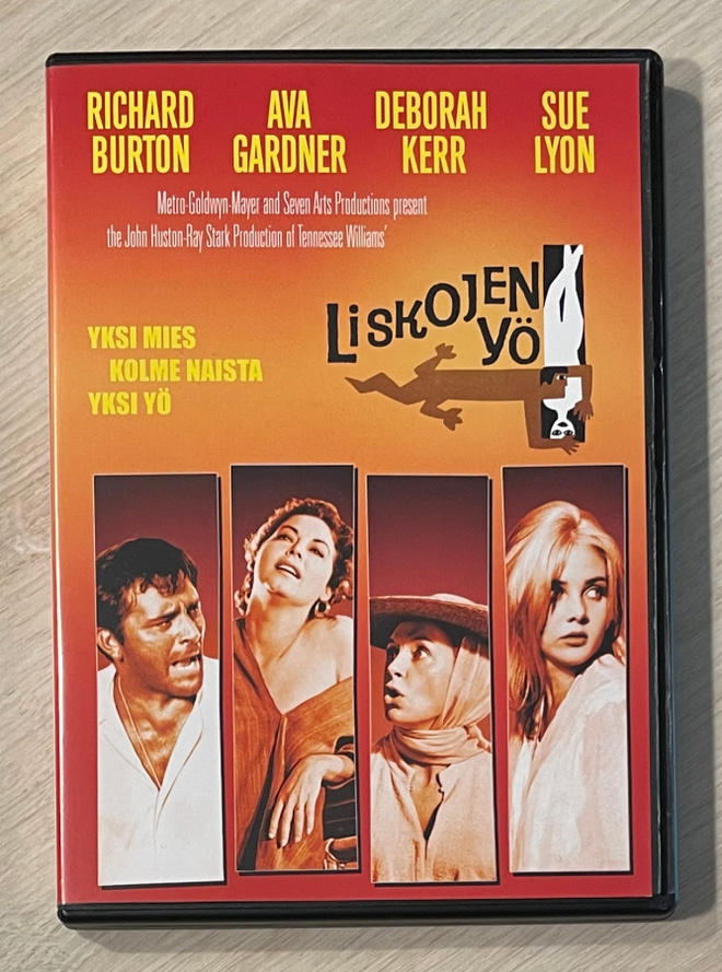 John Huston: LISKOJEN YÖ (1964) Ava Gardner, Deborah Kerr
