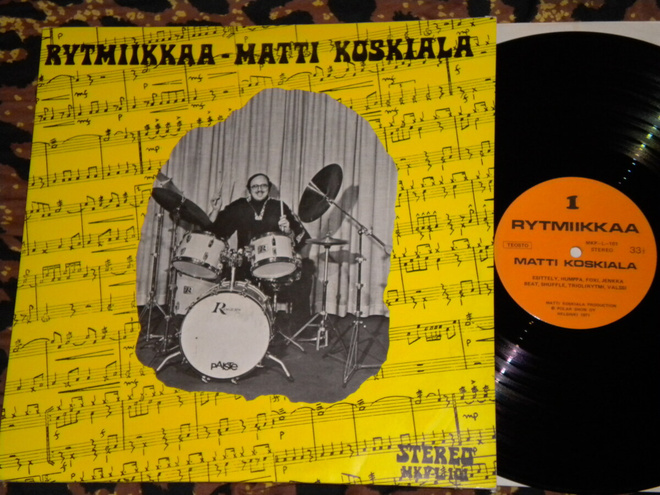 MATTI KOSKIALA - Rytmiikkaa - LP + opaskirja 1971 EX