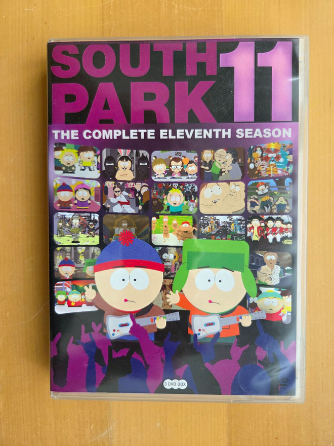 SOUTH PARK . KAUSI 11 . 3DVD .