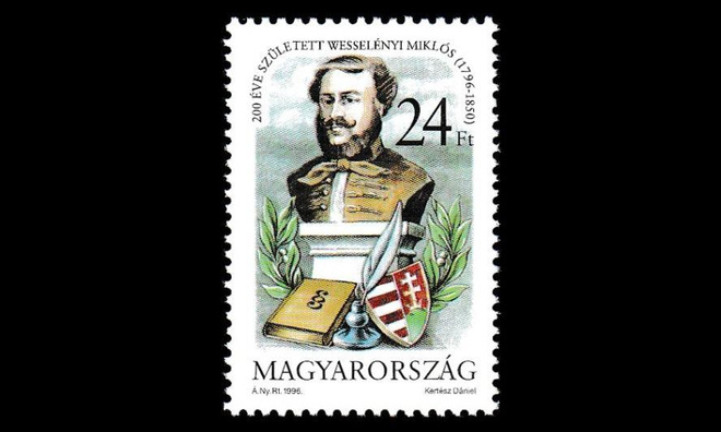 Unkari 4418 ** Uudistaja Miklós Wesselényi (1996)