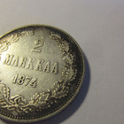 2 markkaa 1874 - pikkukuva 2